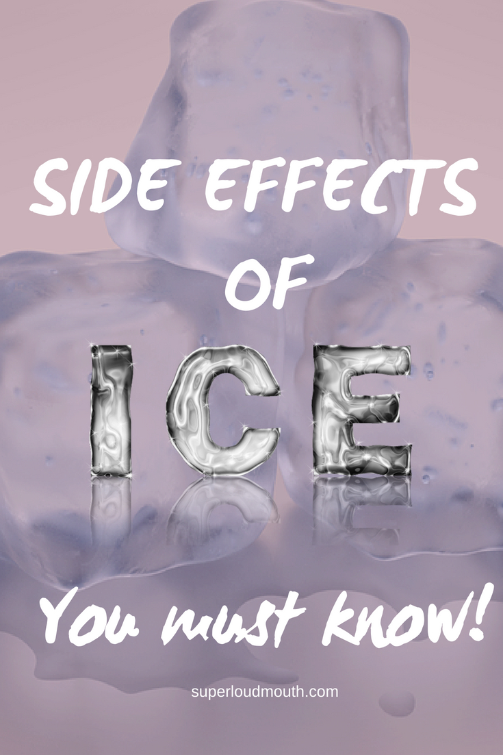 side effects of ice cubes