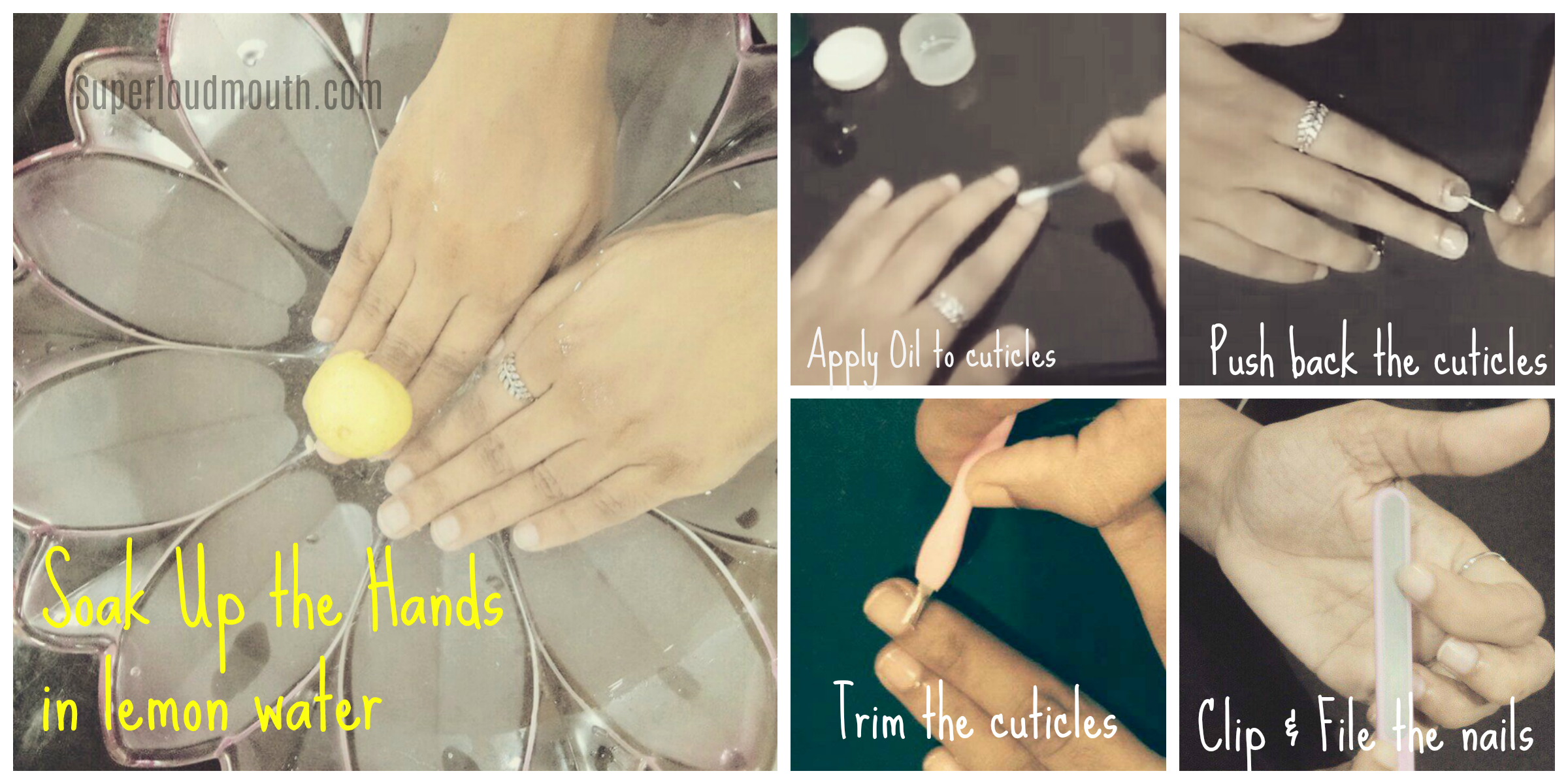 how to do manicure at home step by step