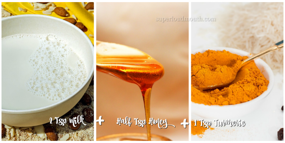 turmeric to treat acne scab