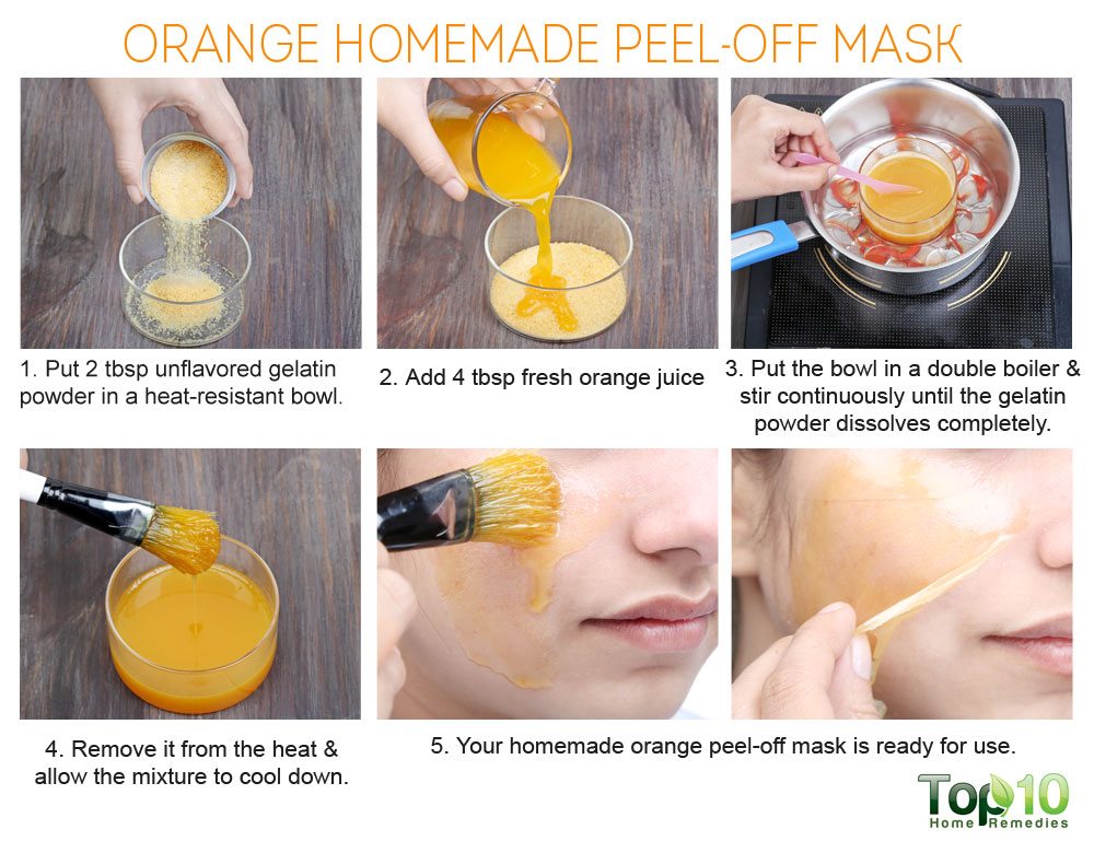 Peel off mask without gelatin