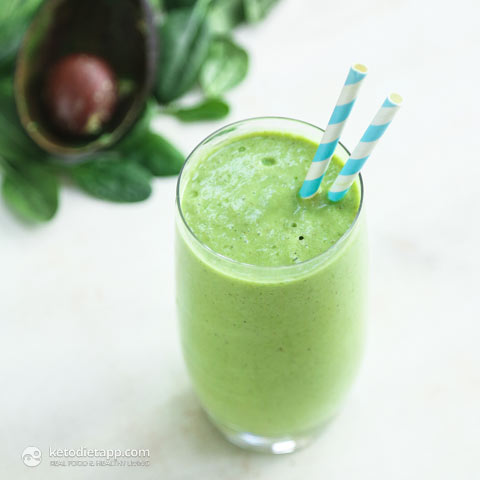 healthy green keto smoothie