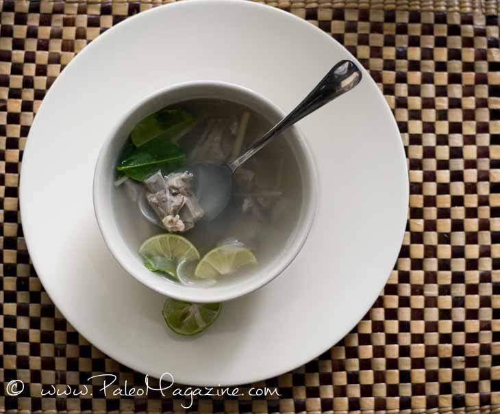 Thai tom Saap Pork Ribs Keto Soup