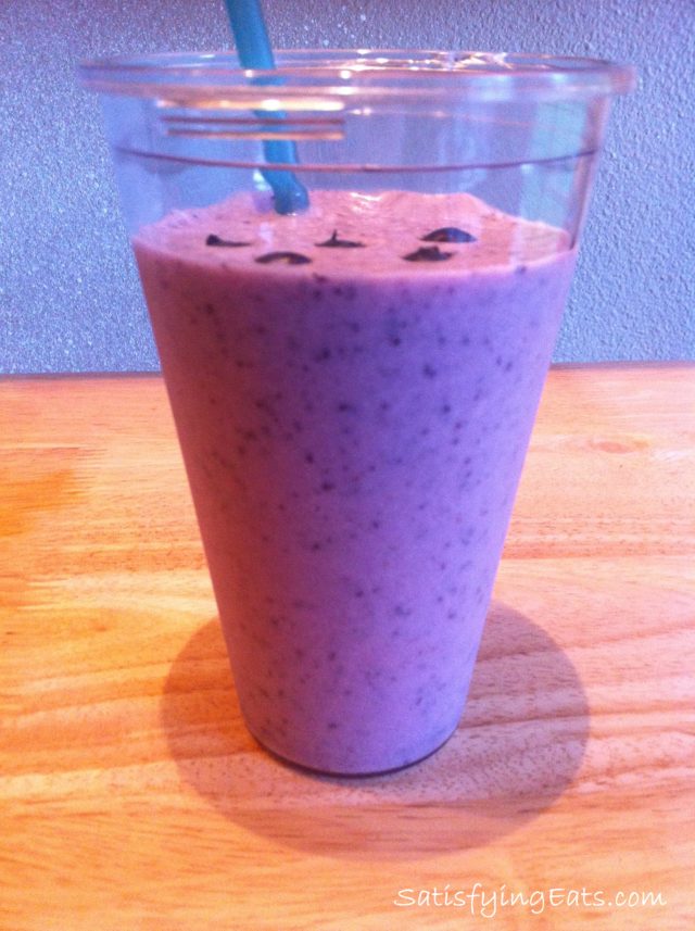 blueberry power keto shake