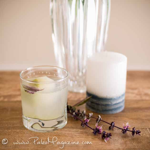 cucumber basil ice cubes keto shake