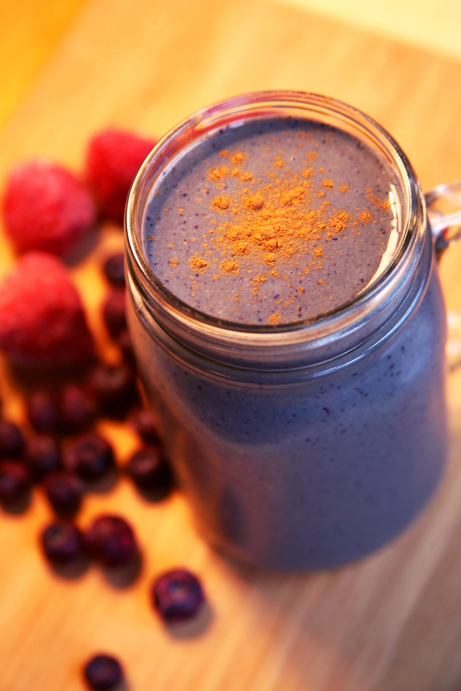 low sugar berry keto smoothie