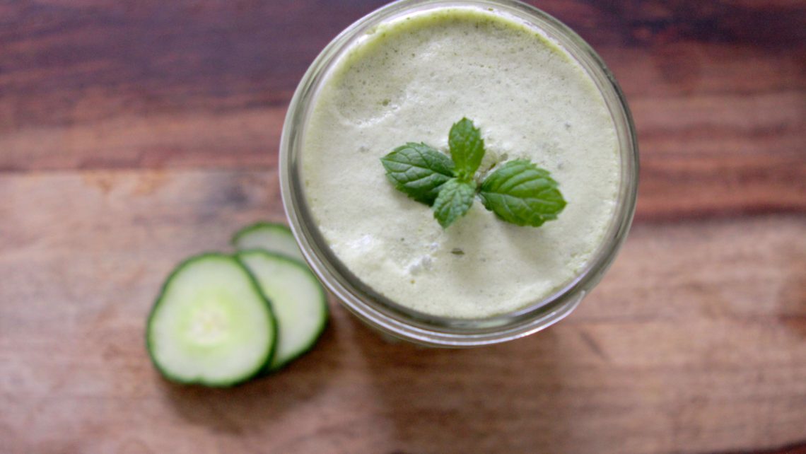 minty cool keto smoothie