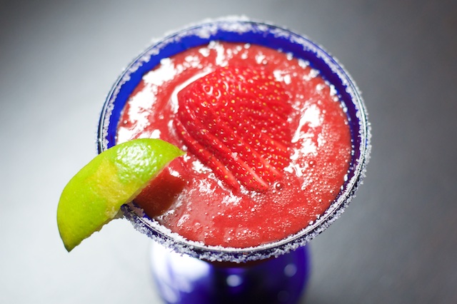 strawberry lime margarita shake