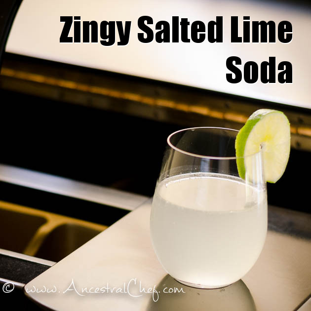 zingy salted lime soda