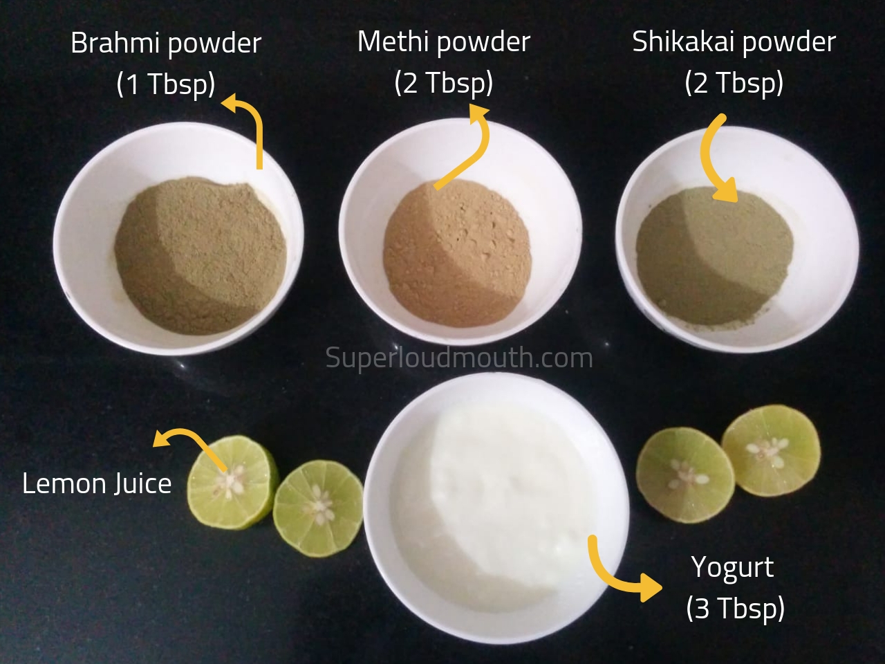 shikakai hair mask ingredients