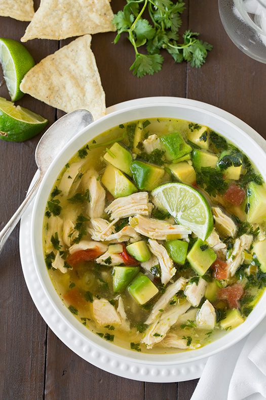 chicken avocado lime keto soup