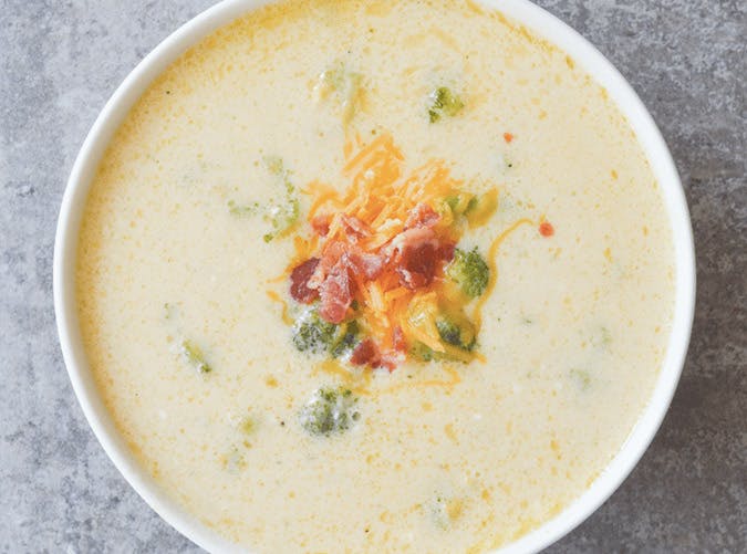 keto broccoli cheddar soup