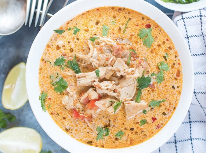 mexican keto chicken soup