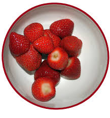 strawberries scrub for body