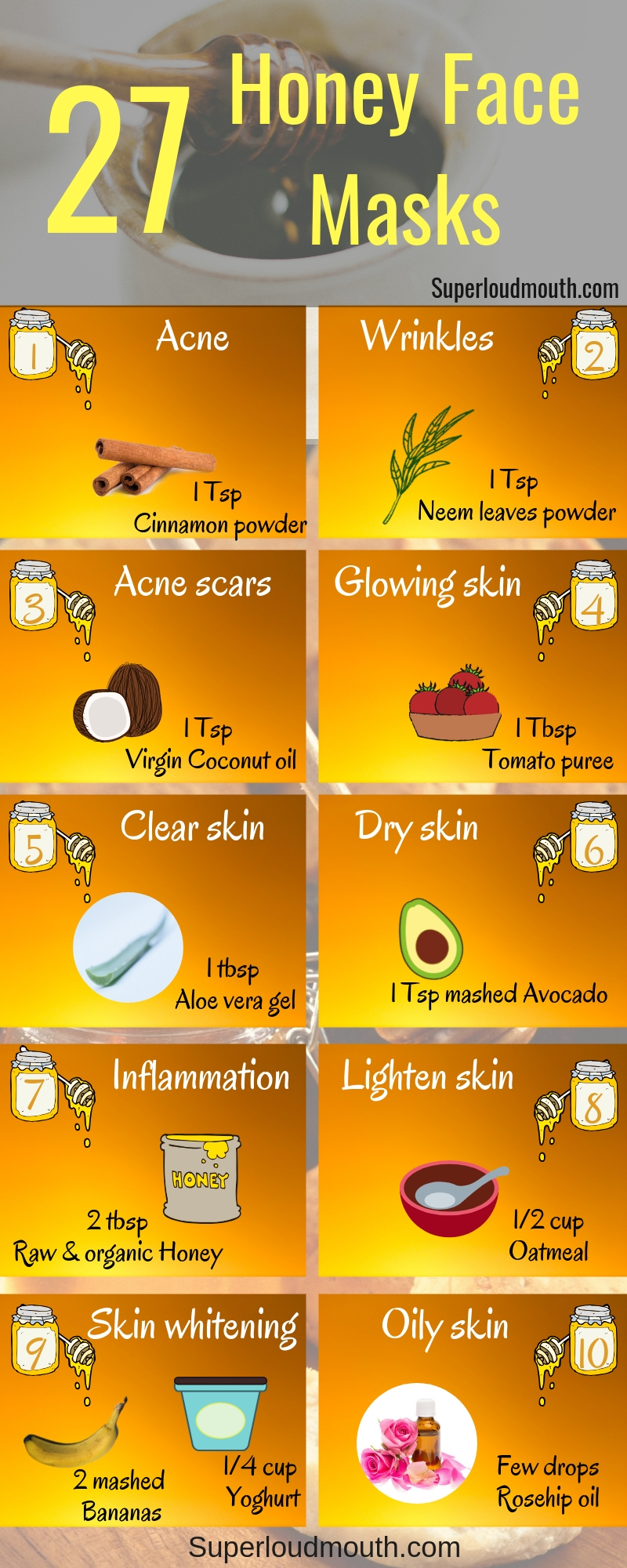 27 honey face masks for all skin problems