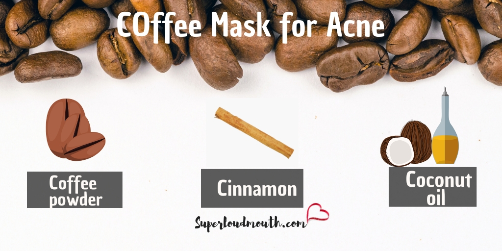 coffee face mask for acne