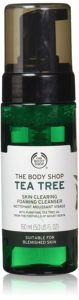 The Body Shop Tea tree skin clearing exfoliating facial wash
