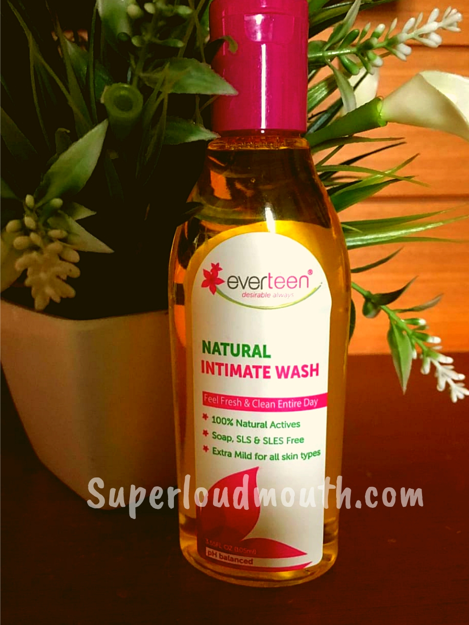 everteen's Natural intimate wash