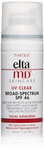 elta md sunscreen for sensitive or acne-prone skin