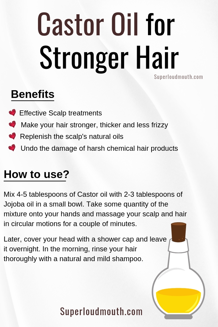 Castor Oil for Stronger Hair and growth