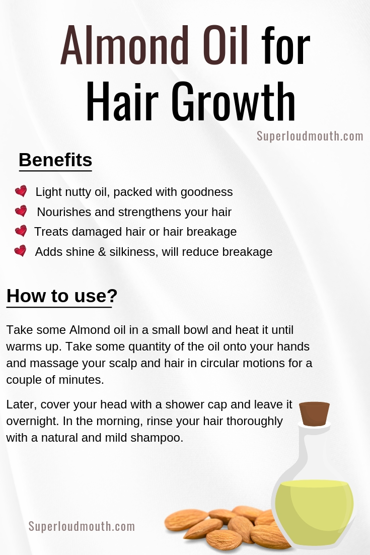almond oil for hair growth
