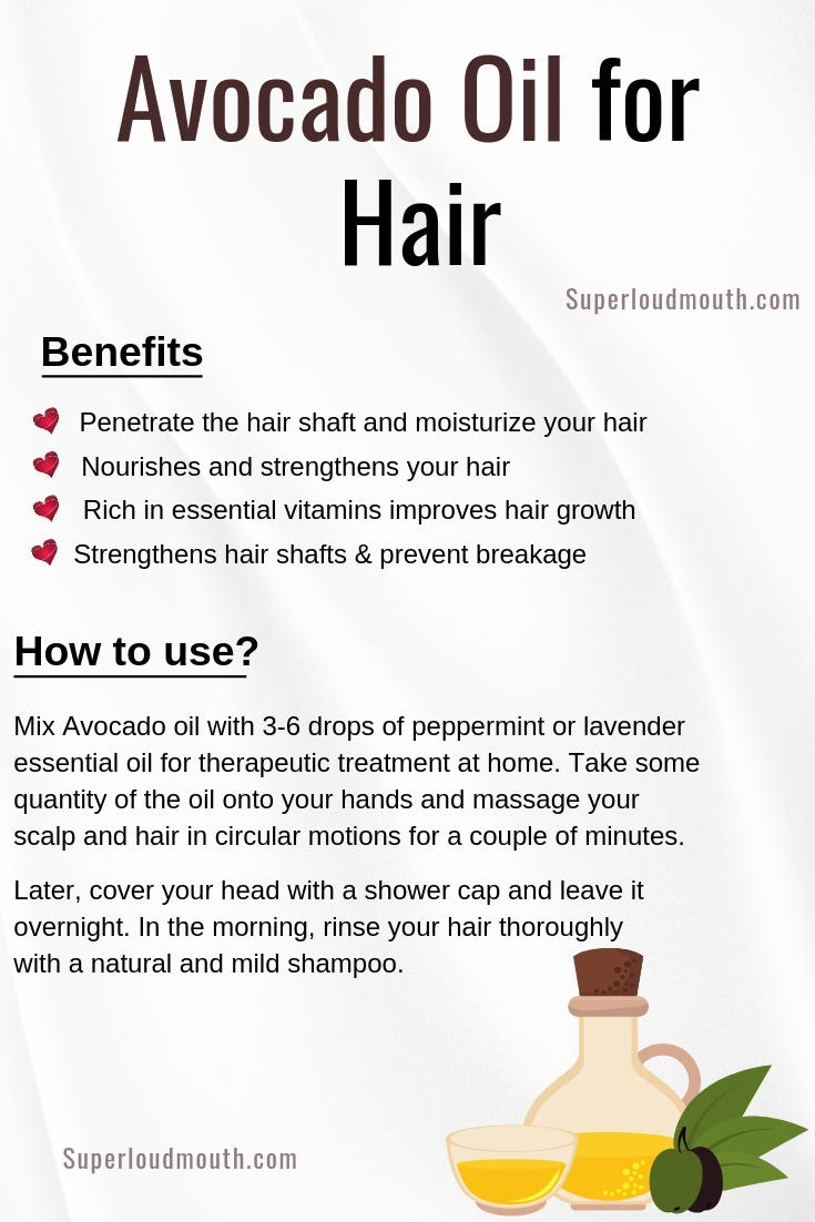 avocado oil for hair