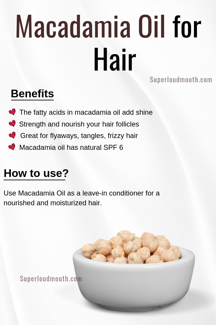 macadamia oil for hair