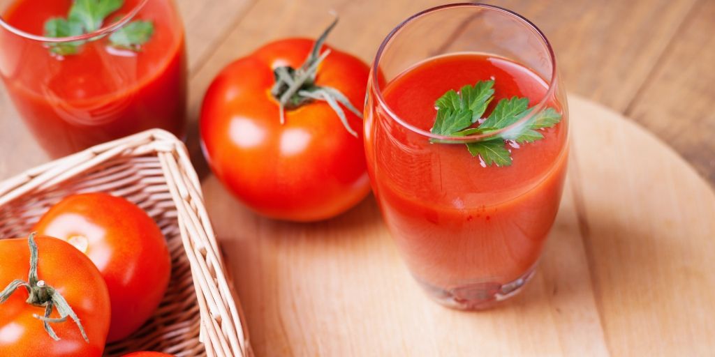 tomato juice for bad odor