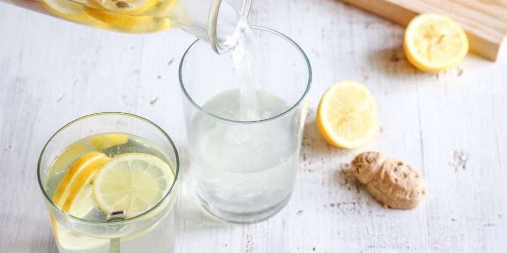 sip lemon water