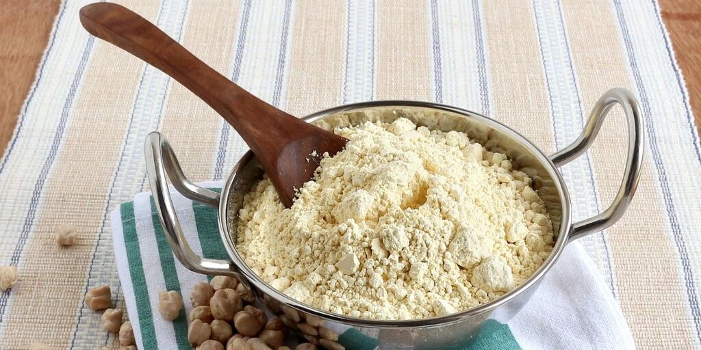 gram flour for dark elbows and knees