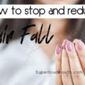how to stop and reduce hair fall