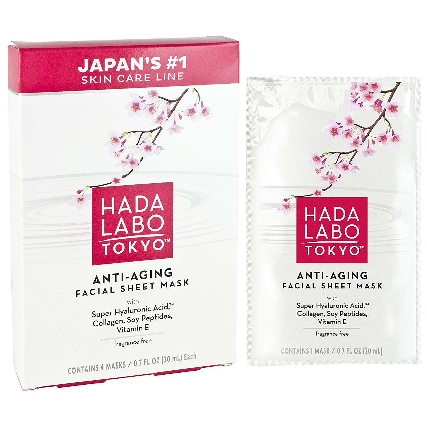 hada labo facial sheet mask