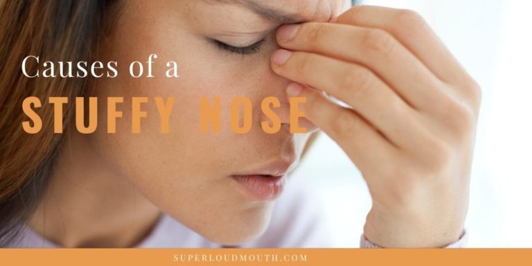 How to clear up a stuffy nose