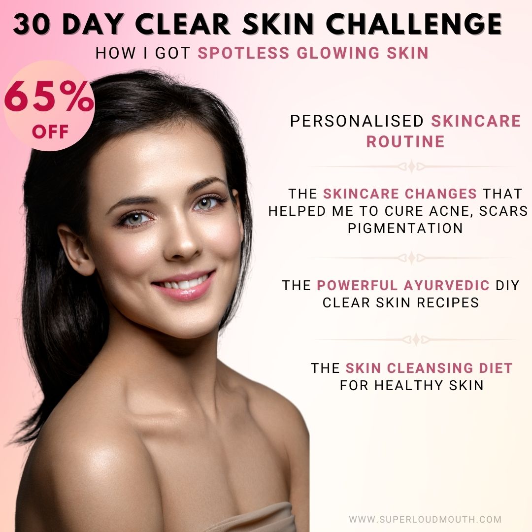 Clear skin challenge banner