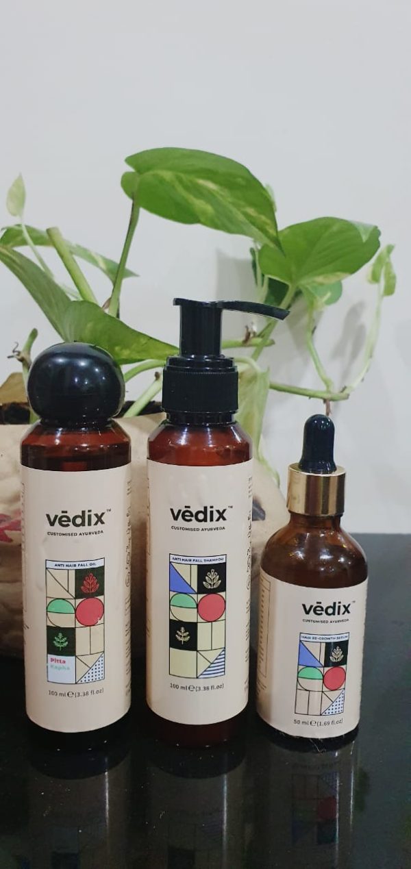 Vedix customized haircare products