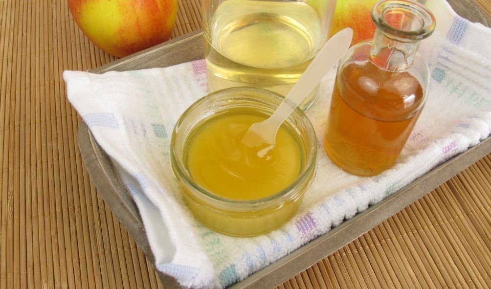 apple cider vinegar and honey hair mask