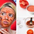 Tomato facial at home